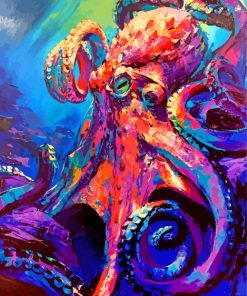 Colorful Kraken Ocean Paint By Numbers