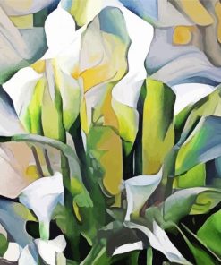 Abstract Lily Flower Paint By Numbers