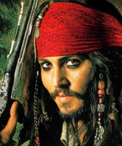 Captain Jack Sparrow Paint By Numbers