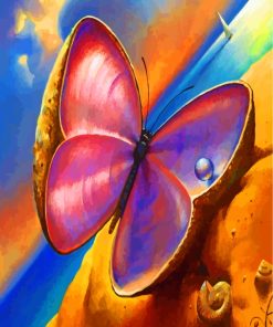Aesthetic Butterfly Art Paint By Numbers