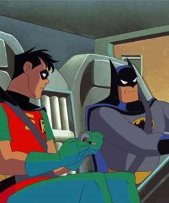 Action-Packed Batman And Robin Paint By Numbers