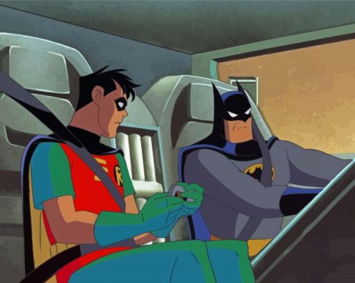 aesthetic-Batman-and-robin-paint-by-number