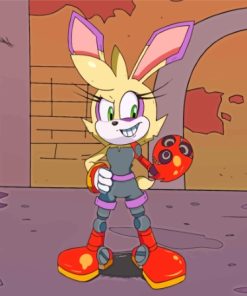 Aesthetic Bunnie D'Coolette Sonic Paint By Numbers