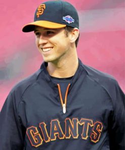 Aesthetic Buster Posey Baseball Paint By Numbers