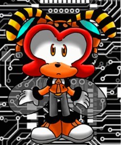 Aesthetic Charmy Bee Sonic Paint By Numbers