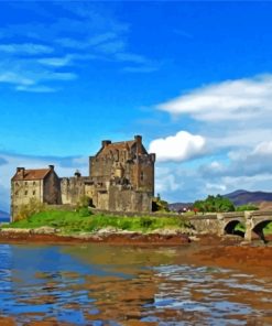 Aesthetic Eilean Donan Island Paint By Numbers