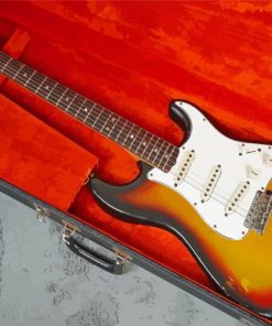 Aesthetic Fender Stratocaster Guitar Paint By Numbers