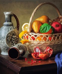 Aesthetic Still Life Fruit Paint By Numbers