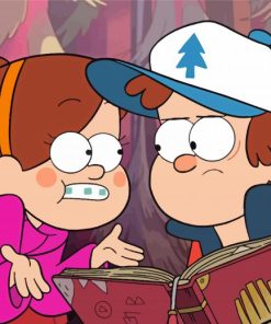 Aesthetic Gravity Falls Animation Paint By Numbers