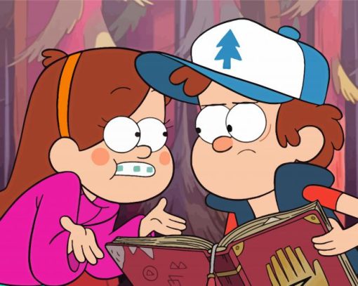 aesthetic-Gravity-falls-paint-by-numbers