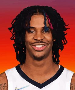 Aesthetic Basketball Ja Morant Paint By Numbers