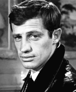 Aesthetic Black and White Jean Paul Belmondo Paint By Numbers