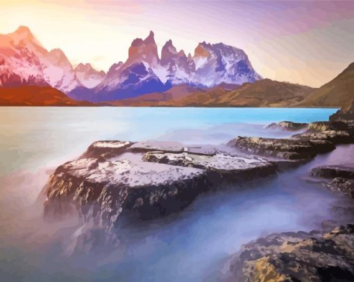aesthetic-Lake-Pehoe-paint-by-numbers