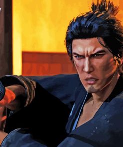 Aesthetic Like A Dragon Yakuza Paint By Numbers