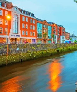 Aesthetic Limerick Cityscape Paint By Numbers