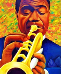 Louis Armstrong Aesthetic Paint By Numbers