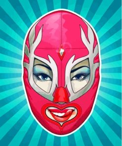 Aesthetic Lucha Animation Paint By Numbers
