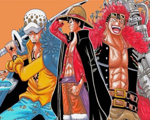 aesthetic-Luffy-law-paint-by-number