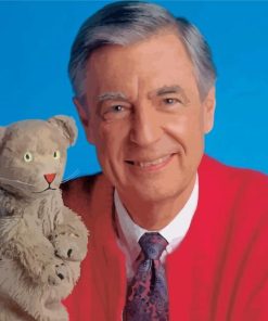 Charming Fred Rogers Paint By Numbers