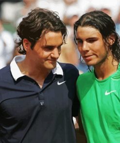 Elegant Roger And Rafa Paint By Numbers