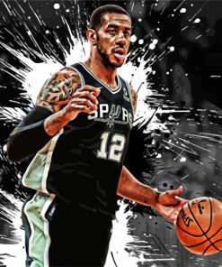 San Antonio Spurs Basketball Paint By Numbers
