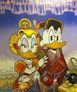 Aesthetic Skrue McDuck Print Paint By Numbers