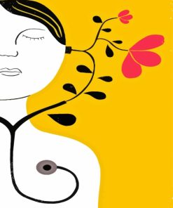 Aesthetic Stethoscope Creative Paint By Numbers