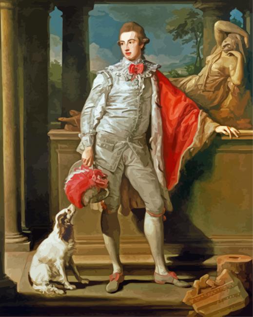 finalizing the paint by numbers artwork