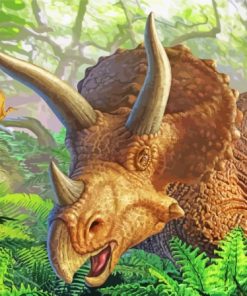 Aesthetic Triceratops Paint By Numbers