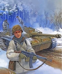 Aesthetic Military Art Paint By Numbers