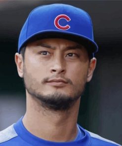 Aesthetic Yu Darvish Baseball Paint By Numbers