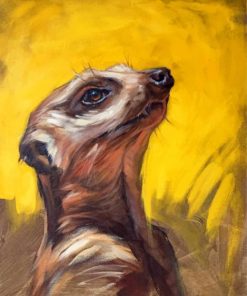 Aesthetic Meerkat Expression Paint By Numbers