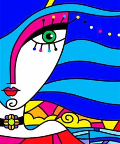 Aesthetic Colorful Face Paint By Numbers