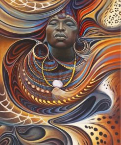 Black African Man Paint By Numbers