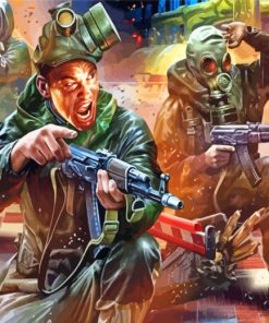 Aesthetic Military Battle Paint By Numbers