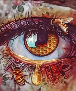 Bee Eye Insect Paint By Numbers