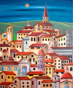 Aesthetic Buildings Collection Paint By Numbers