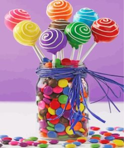 Aesthetic Candy Collection Paint By Numbers