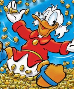 Aesthetic Scrooge McDuck Animation Paint By Numbers