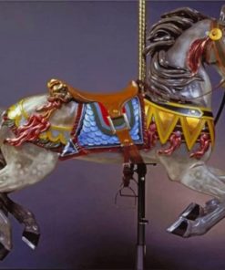 Aesthetic Circus Carousel Paint By Numbers