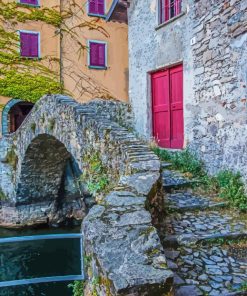 Aesthetic Civera Bridge Italy Paint By Numbers