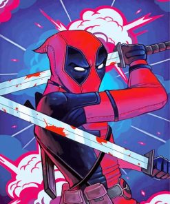 Deadpool Superhero Movies Paint By Numbers