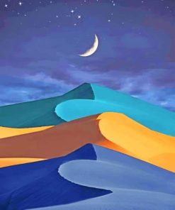 Aesthetic Desert Scene Paint By Numbers