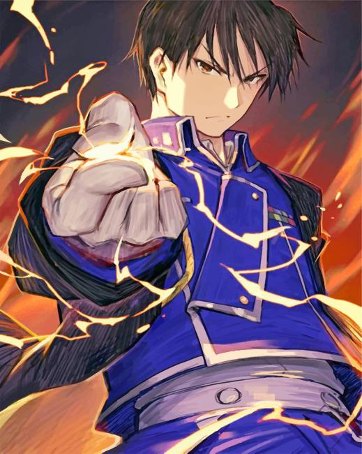 Finalize Anime Roy Mustang Painting