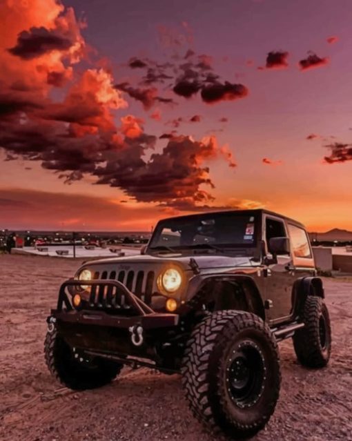 aesthetic-jeep-wrangler-sunset-paint-by-number