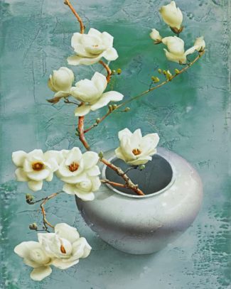 Magnolia Blossom Beauty Paint By Numbers