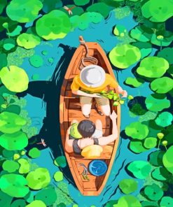 Aesthetic Boat Trip Paint By Numbers
