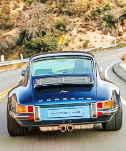 Aesthetic Blue Car Paint By Numbers