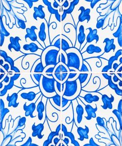 Aesthetic Portuguese Tile Paint By Numbers