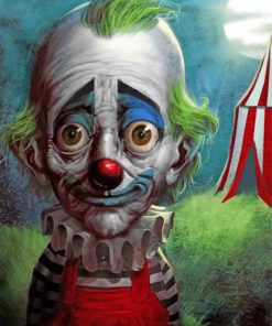 Aesthetic Clown Paint By Numbers